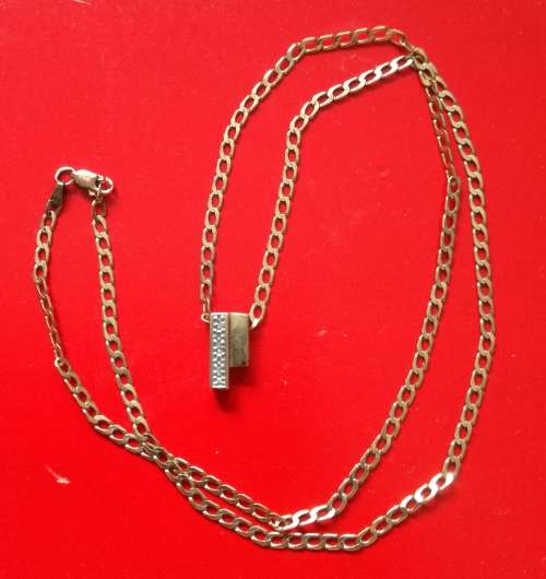 9ct gold necklace with  pendant 5.87 grams