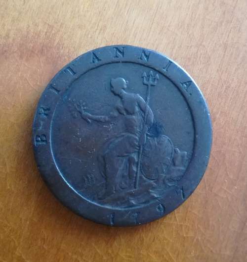 1797 cartwheel penny.  Only made that one year.