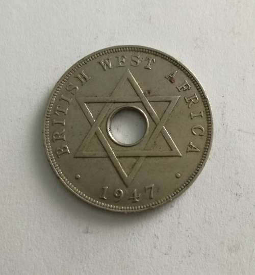 1947 BRITISH WEST AFRICA ONE PENNY.  GREAT CONDITION.