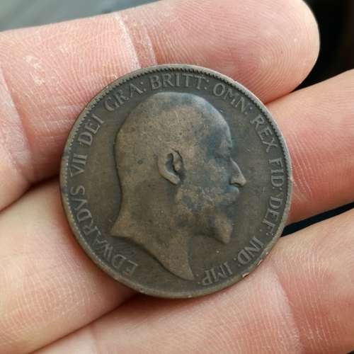 1906 KING EDWARD PENNY.