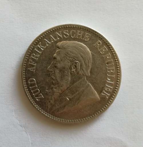 ZAR 1892 SINGLE SHAFT 5 SHILLINGS.  GOOD CONDITION.