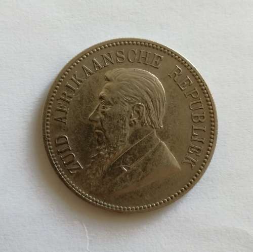 ZAR 1892 SINGLE SHAFT 5 SHILLINGS.  GOOD CONDITION.