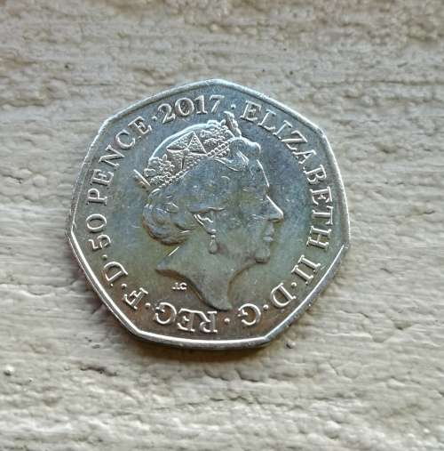 British 2017 Benjamin Bunny 50 pence.