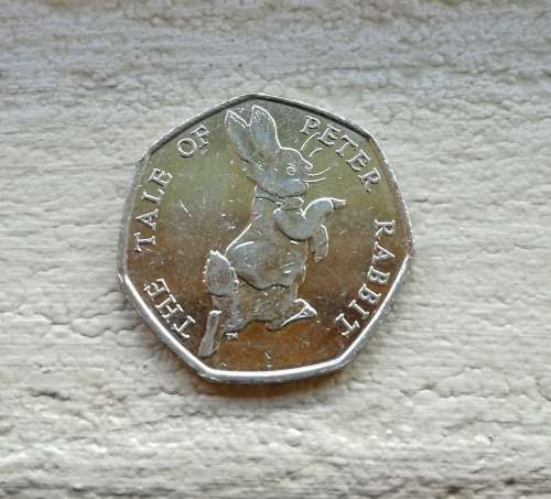 British 2017 The tale of Peter Rabbit 50 pence.