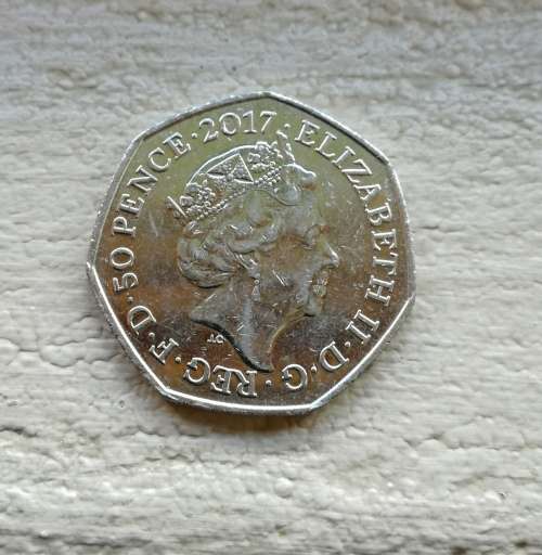 British 2017 The tale of Peter Rabbit 50 pence.