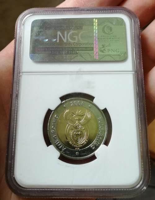 Nelson Mandela 2008 NGC MS 67 Birthday R5