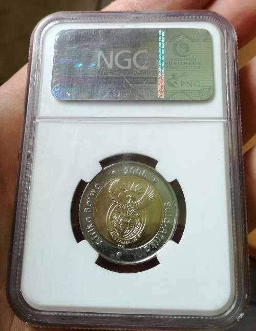 Nelson Mandela 2008 NGC MS 67 Birthday R5