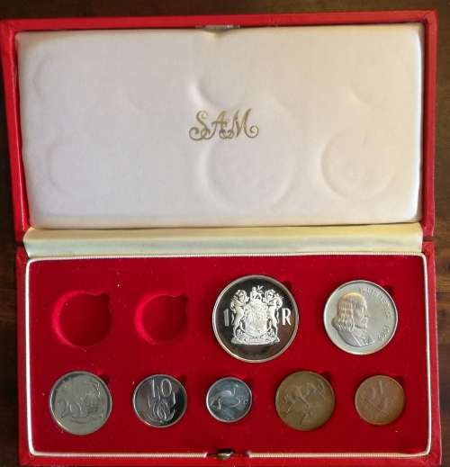 1969 South Africa short proof set.