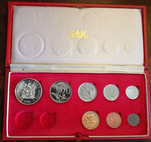 1972 South Africa short proof set.