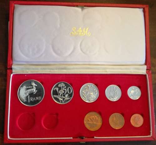 1971 South Africa short proof set.