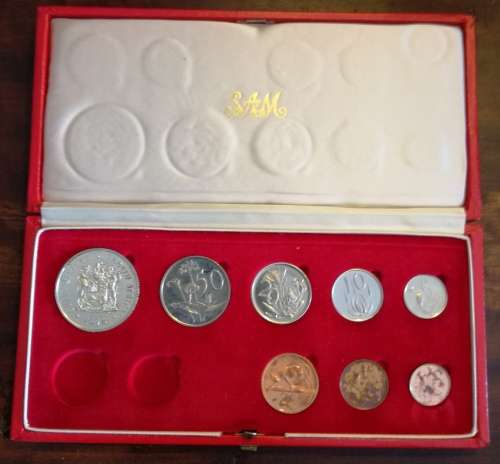 1970 South Africa short proof set.