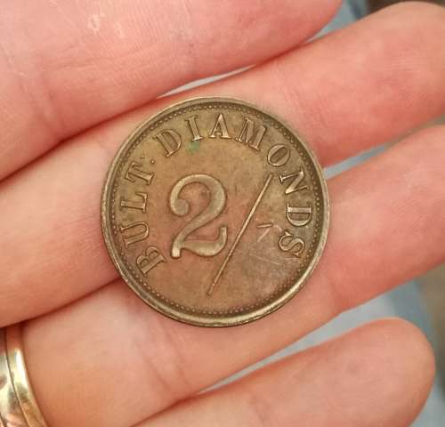 BULT Diamonds 2/- Token.
