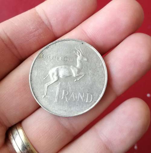 South Africa silver 1967 A one rand.