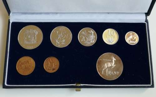 South Africa 1988 Proof Set. Beautifully toned.