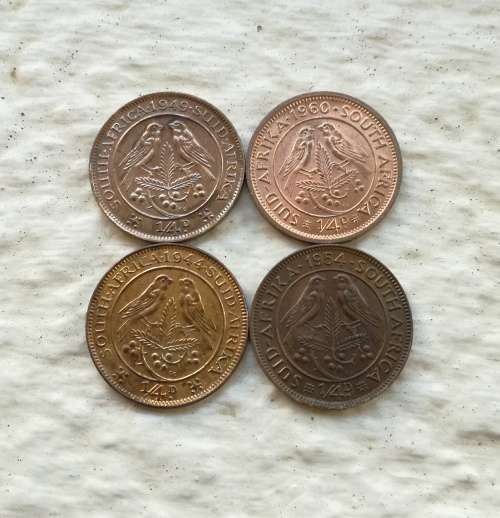 South Africa collection of better grade farthings.