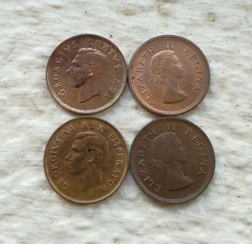 South Africa collection of better grade farthings.
