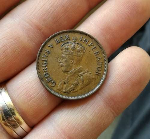 South Africa 1935 Better grade half Penny.