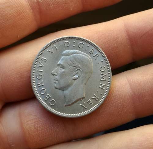 Great Britain 1949 UNC A-UNC Florin Two Shillings.