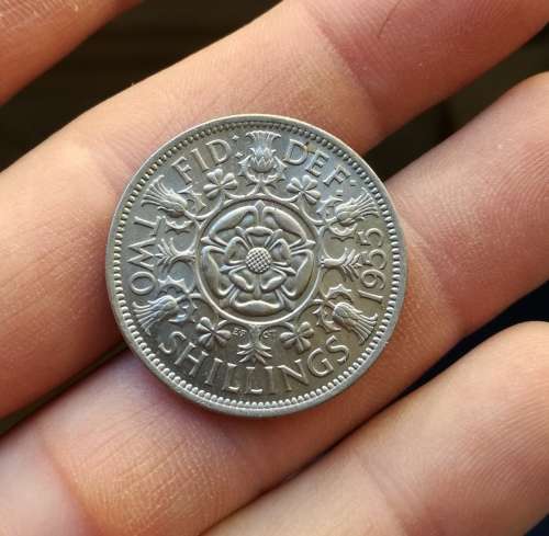 Great Buyer 1955 UNC A-UNC Florin Two Shillings.
