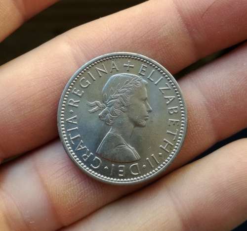 Great Buyer 1955 UNC A-UNC Florin Two Shillings.