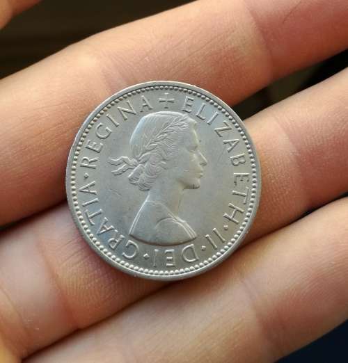 Great Britain 1963 UNC A-UNC Florin Two Shillings.