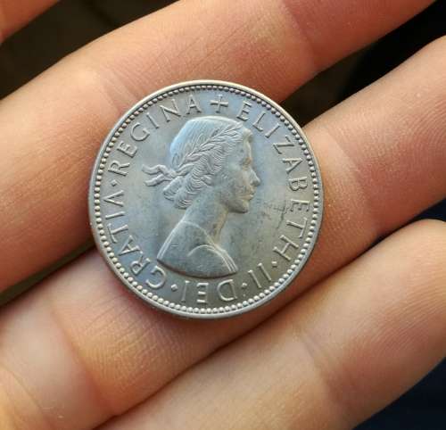 Great Britain 1965 UNC A-UNC Florin Two Shillings.