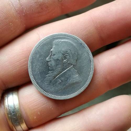 ZAR Paul Kruger 1894 Silver Florin Two Shillings.