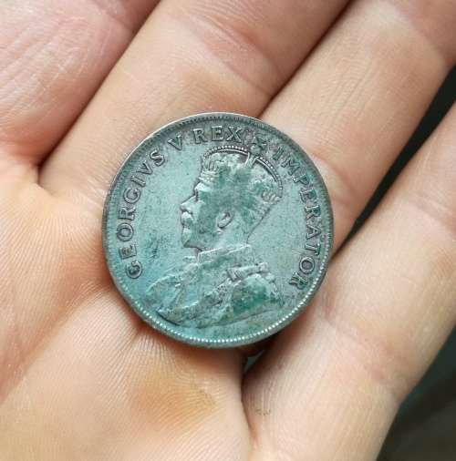 South Africa 1928 Silver two Shillings.