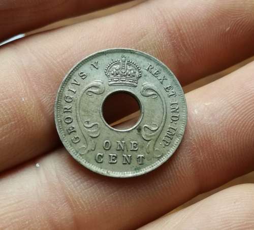 East Africa and Uganda Protectorates 1913 one cent.