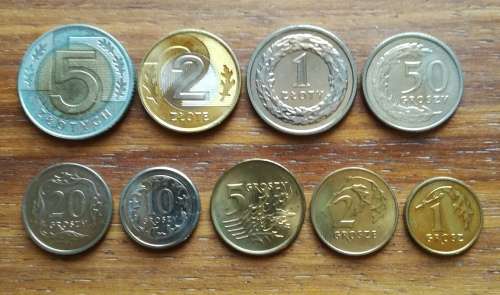 Collection of UNC-AUNC coins from around the world.