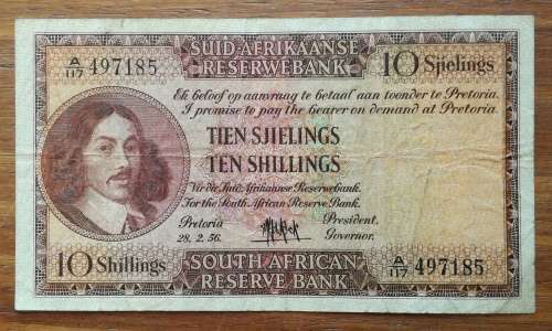 South Africa H.M. de Kock 28/02/56 (A117) Tien Sjilings