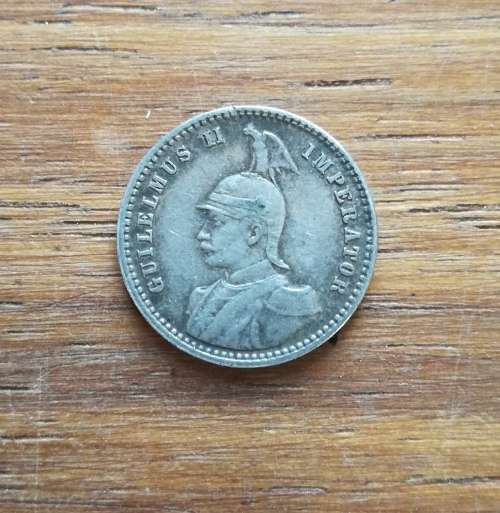 Deutsch Ostafrika silver 1914J 1/4 Rupie.
