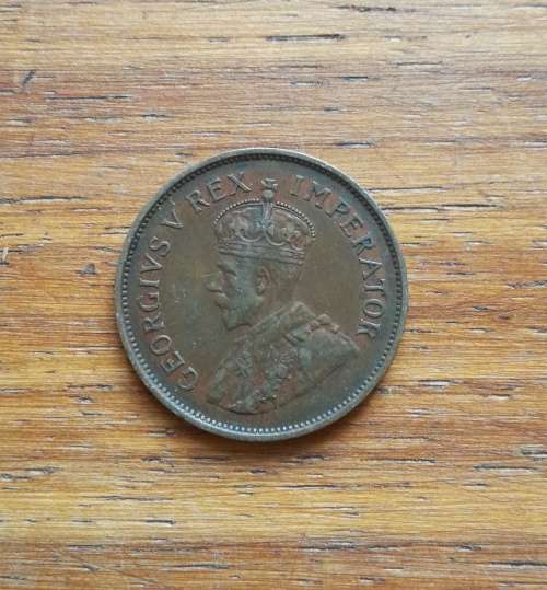 South Africa 1935 Half Penny. Better grade.