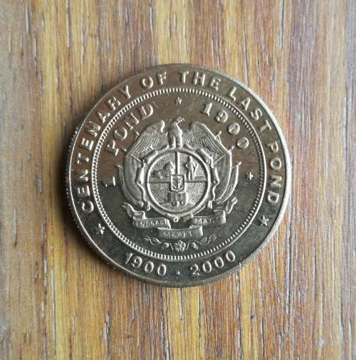Paul Kruger Centenary of the last Pond commemorative medal.