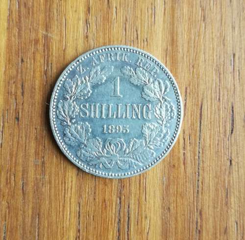 ZAR Paul Kruger 1895 One Shilling.