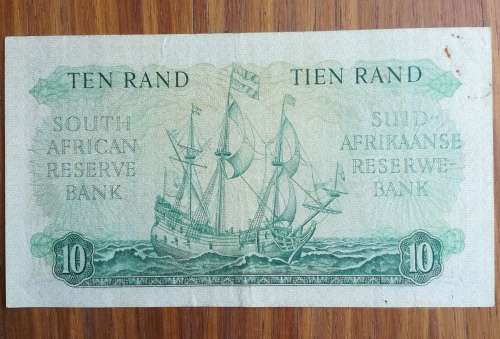 South Africa CL.Stals old Tien Rand Bank note. C42