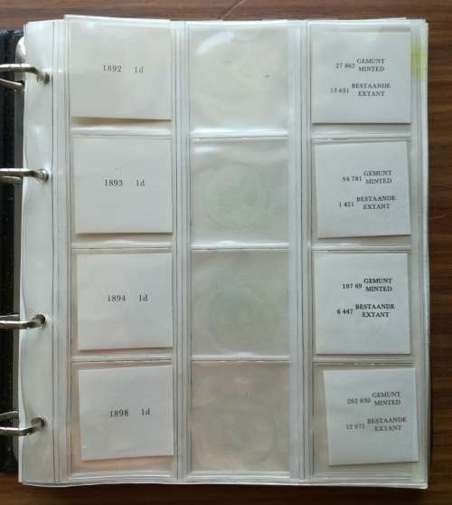 ZAR Paul Kruger complete coin album.