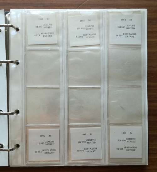 ZAR Paul Kruger complete coin album.