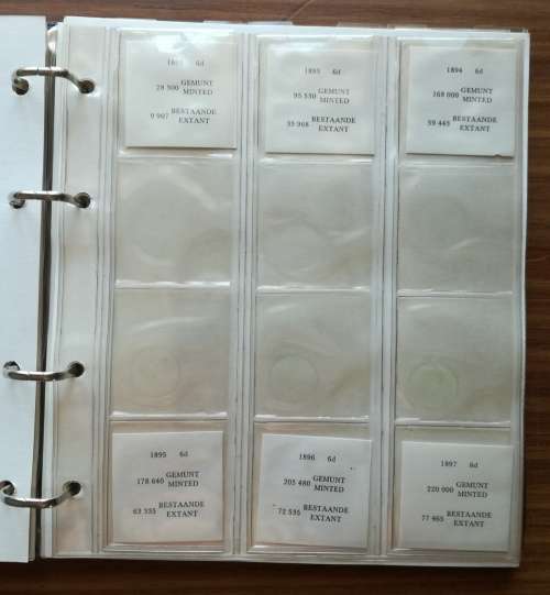 ZAR Paul Kruger complete coin album.