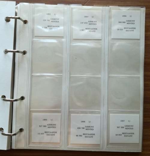 ZAR Paul Kruger complete coin album.