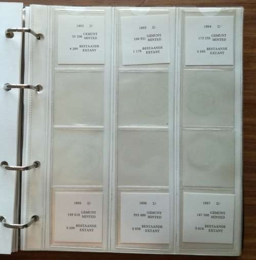ZAR Paul Kruger complete coin album.