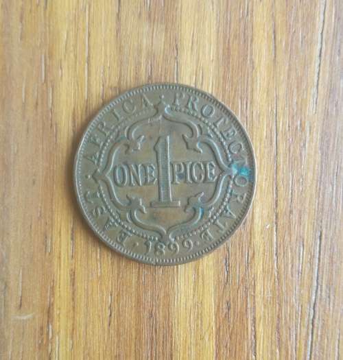 East Africa Queen Victoria 1899 one Pice. Good condition.
