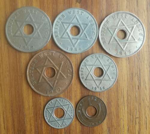 Collection of British West / East Africa coins. Some good.