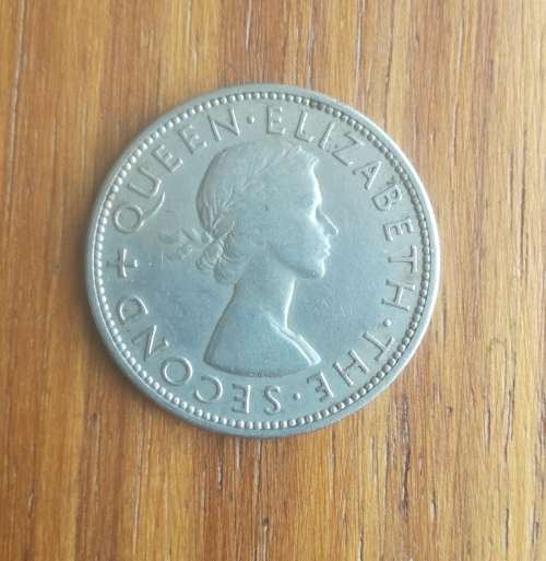 Southern Rhodesia 1954 Half crown.