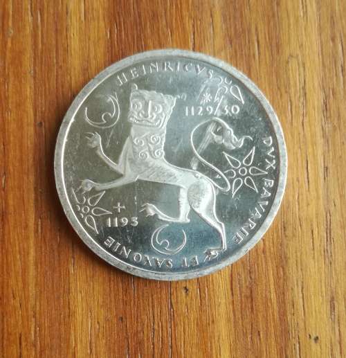 Bundesrepublik Deutschland 1993F Silver 10 Deutsche Mark.