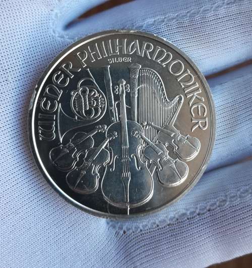 Austria (1 OZ FINE SILVER) 2008 Philharmonic.
