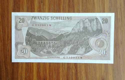 Oesterreich 1967 UNC 20 Schilling.