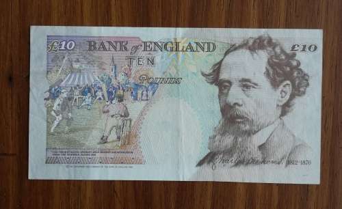 Bank of England old Ten Pound bank note.