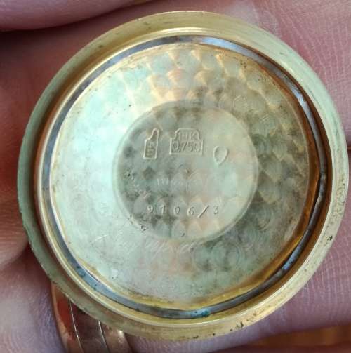 Lemania AAC 18CT Gold Watch. Please read description.