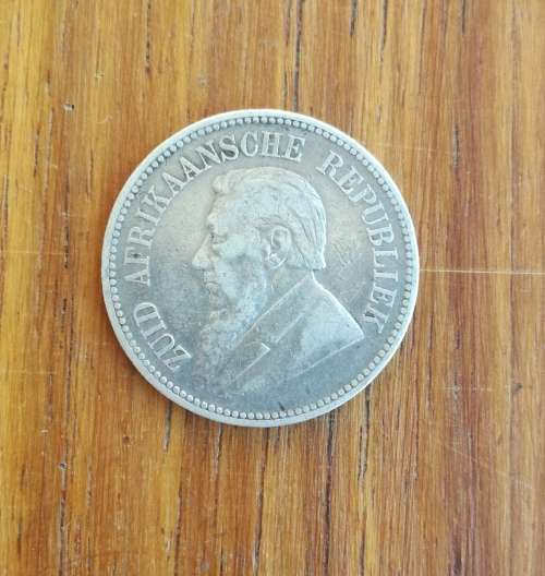 ZAR Paul kruger 1896 Silver half crown.